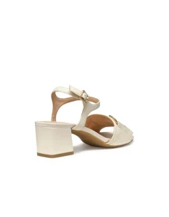 Christine Laure Sandales*Sandales talon cuir blanc GEOX