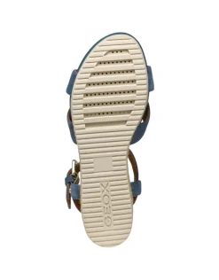 Christine Laure Sandales*Sandales talon cuir bleu GEOX