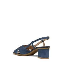 Christine Laure Sandales*Sandales talon cuir bleu GEOX