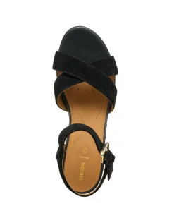 Christine Laure Sandales*Sandales talon cuir noir GEOX