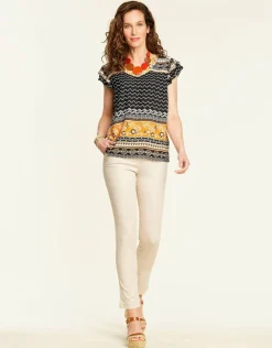 Christine Laure Chemisiers & Blouses|Hauts*Top chic ocre imprimé