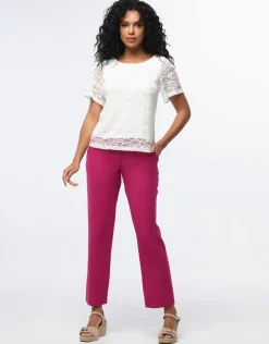 Christine Laure Chemisiers & Blouses|Hauts*Top dentelle chic écru