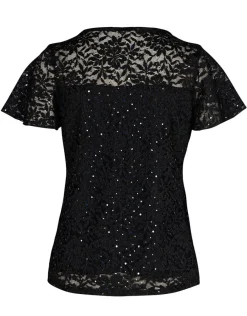 Christine Laure T-shirts|Hauts*Top dentelle noire