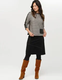 Christine Laure T-shirts|Hauts*Top maille ample noir