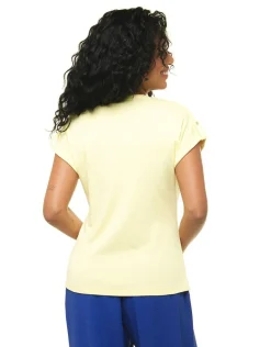 Christine Laure T-shirts|Hauts*T-shirt 100% coton jaune