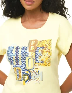 Christine Laure T-shirts|Hauts*T-shirt 100% coton jaune