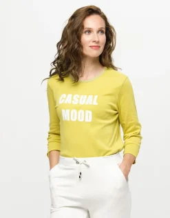 Christine Laure T-shirts|Hauts*T-shirt anis coton modal