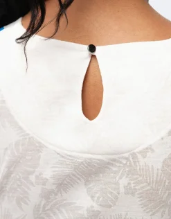 Christine Laure T-shirts|Hauts*T-shirt beige motif