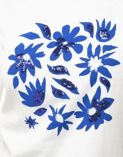 Christine Laure T-shirts|Hauts*T-shirt blanc 100% coton