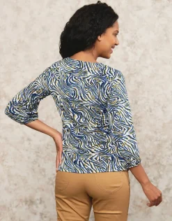 Christine Laure T-shirts|Hauts*T-shirt blanc imprimé