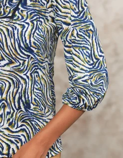 Christine Laure T-shirts|Hauts*T-shirt blanc imprimé