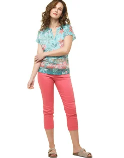 Christine Laure T-shirts|Hauts*T-shirt bleu imprimé