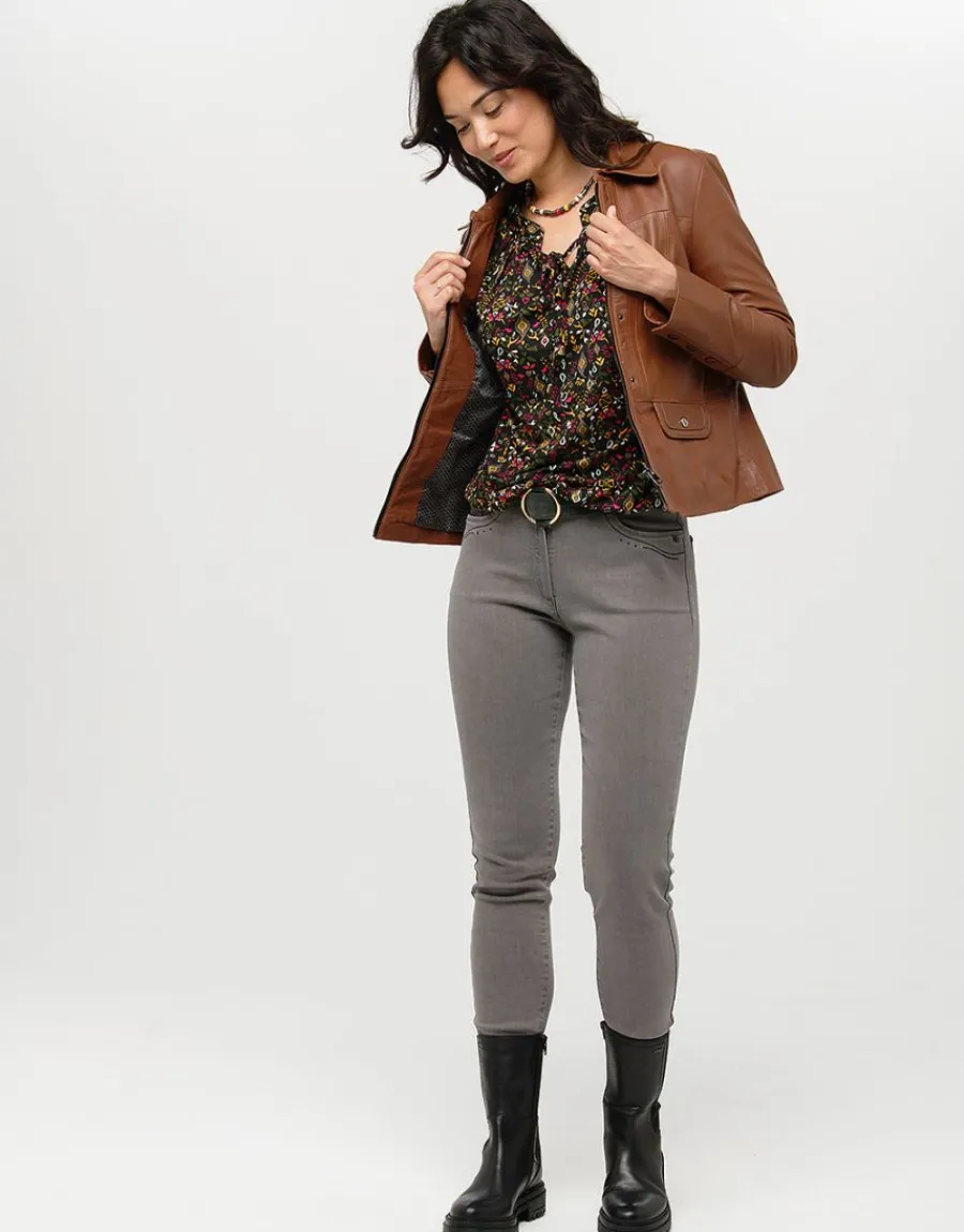 Christine Laure T-shirts|Hauts*T-shirt blousant imprimé