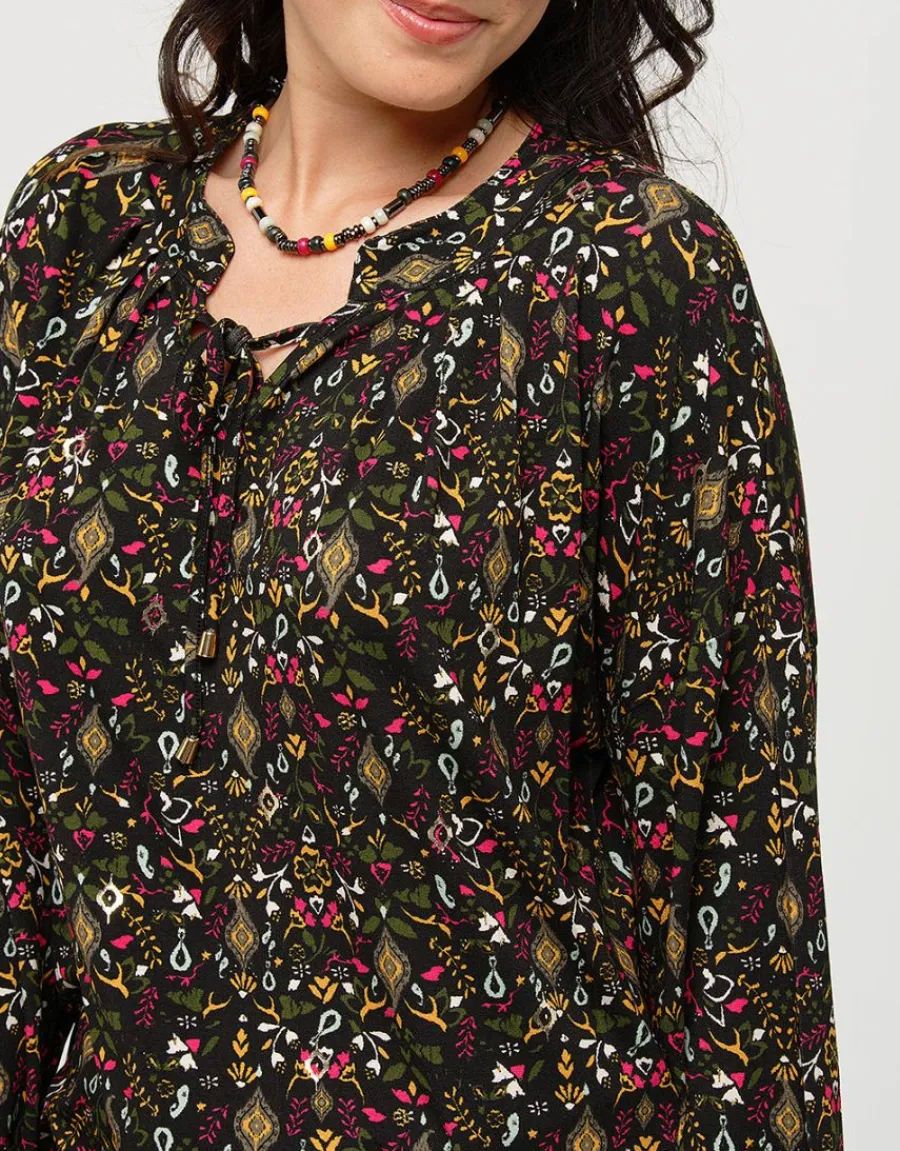 Christine Laure T-shirts|Hauts*T-shirt blousant imprimé