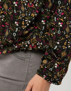 Christine Laure T-shirts|Hauts*T-shirt blousant imprimé