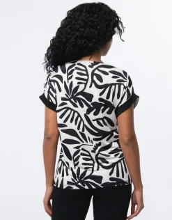 Christine Laure T-shirts|Hauts*T-shirt chic motif noir