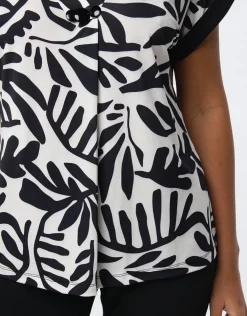 Christine Laure T-shirts|Hauts*T-shirt chic motif noir