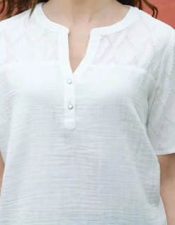 Christine Laure Chemisiers & Blouses|Hauts*T-shirt coton blanc