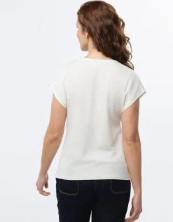 Christine Laure T-shirts|Hauts*T-shirt coton écru