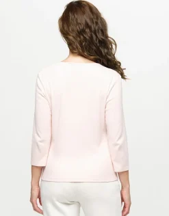 Christine Laure T-shirts|Hauts*T-shirt coton modal rose