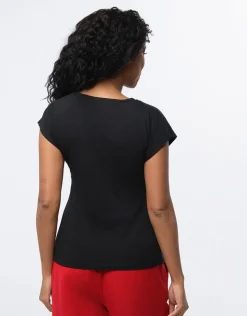 Christine Laure T-shirts|Hauts*T-shirt coton noir