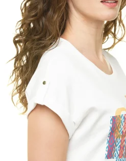 Christine Laure T-shirts|Hauts*T-shirt écru 100% coton