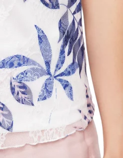 Christine Laure T-shirts|Hauts*T-shirt dentelle blanc