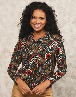 Christine Laure T-shirts|Hauts*T-shirt doux motif noir