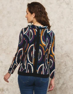 Christine Laure T-shirts|Hauts*T-shirt doux motif noir