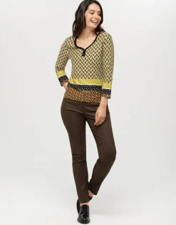 Christine Laure T-shirts|Hauts*T-shirt droit jaune