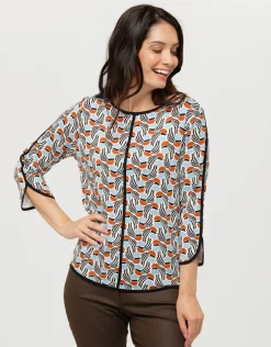 Christine Laure T-shirts|Hauts*T-shirt fluide bleu