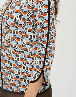 Christine Laure T-shirts|Hauts*T-shirt fluide bleu