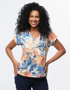 Christine Laure T-shirts|Hauts*T-shirt imprimé à strass