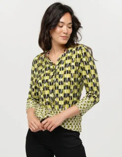 Christine Laure T-shirts|Hauts*T-shirt imprimé anis