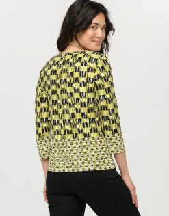 Christine Laure T-shirts|Hauts*T-shirt imprimé anis