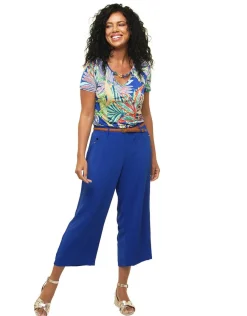 Christine Laure T-shirts|Hauts*T-shirt imprimé bleu