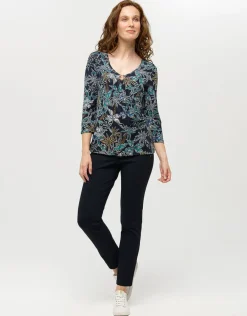 Christine Laure Hauts|T-shirts*T-shirt imprimé bleu