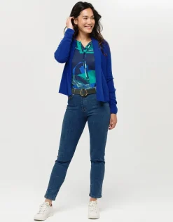 Christine Laure T-shirts|Hauts*T-shirt imprimé bleu vert