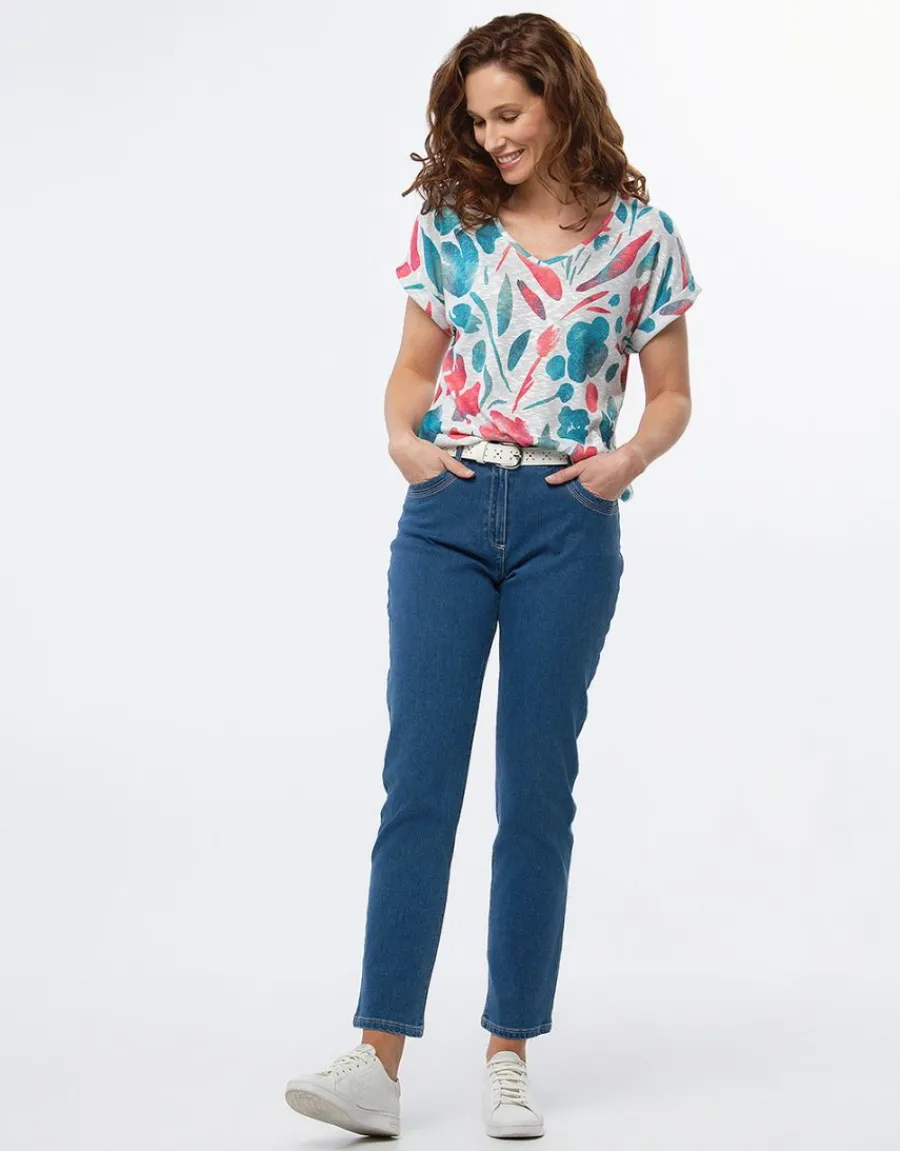 Christine Laure T-shirts|Hauts*T-shirt imprimé brillant