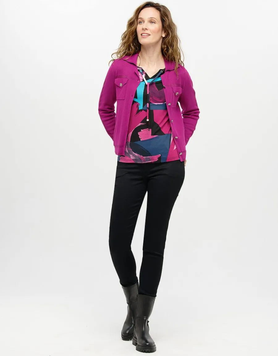 Christine Laure T-shirts|Hauts*T-shirt imprimé fuchsia