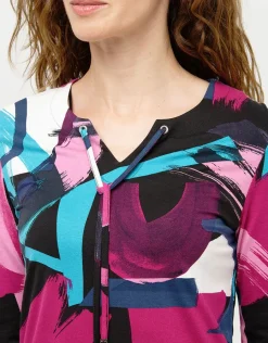 Christine Laure T-shirts|Hauts*T-shirt imprimé fuchsia