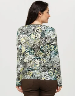 Christine Laure T-shirts|Hauts*T-shirt imprimé vert