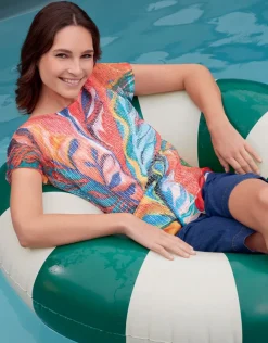 Christine Laure T-shirts|Hauts*T-shirt maille filet