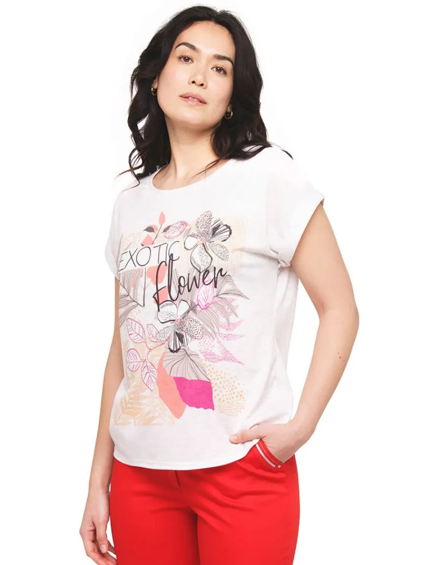 Christine Laure T-shirts|Hauts*T-shirt motif blanc