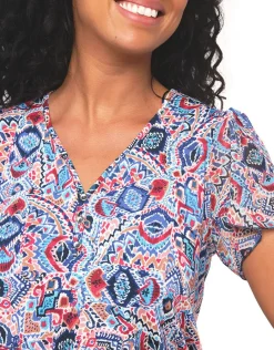 Christine Laure T-shirts|Hauts*T-shirt motif bleu