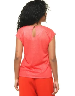 Christine Laure T-shirts|Hauts*T-shirt motif corail