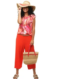 Christine Laure T-shirts|Hauts*T-shirt motif corail