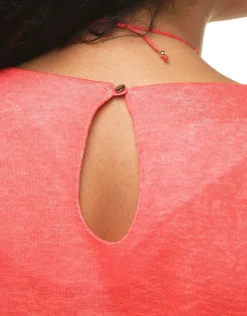 Christine Laure T-shirts|Hauts*T-shirt motif corail