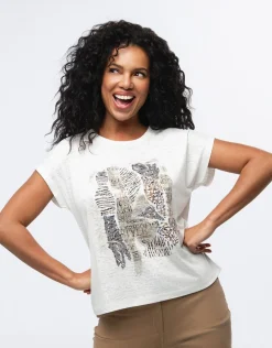 Christine Laure T-shirts|Hauts*T-shirt motif ethnique