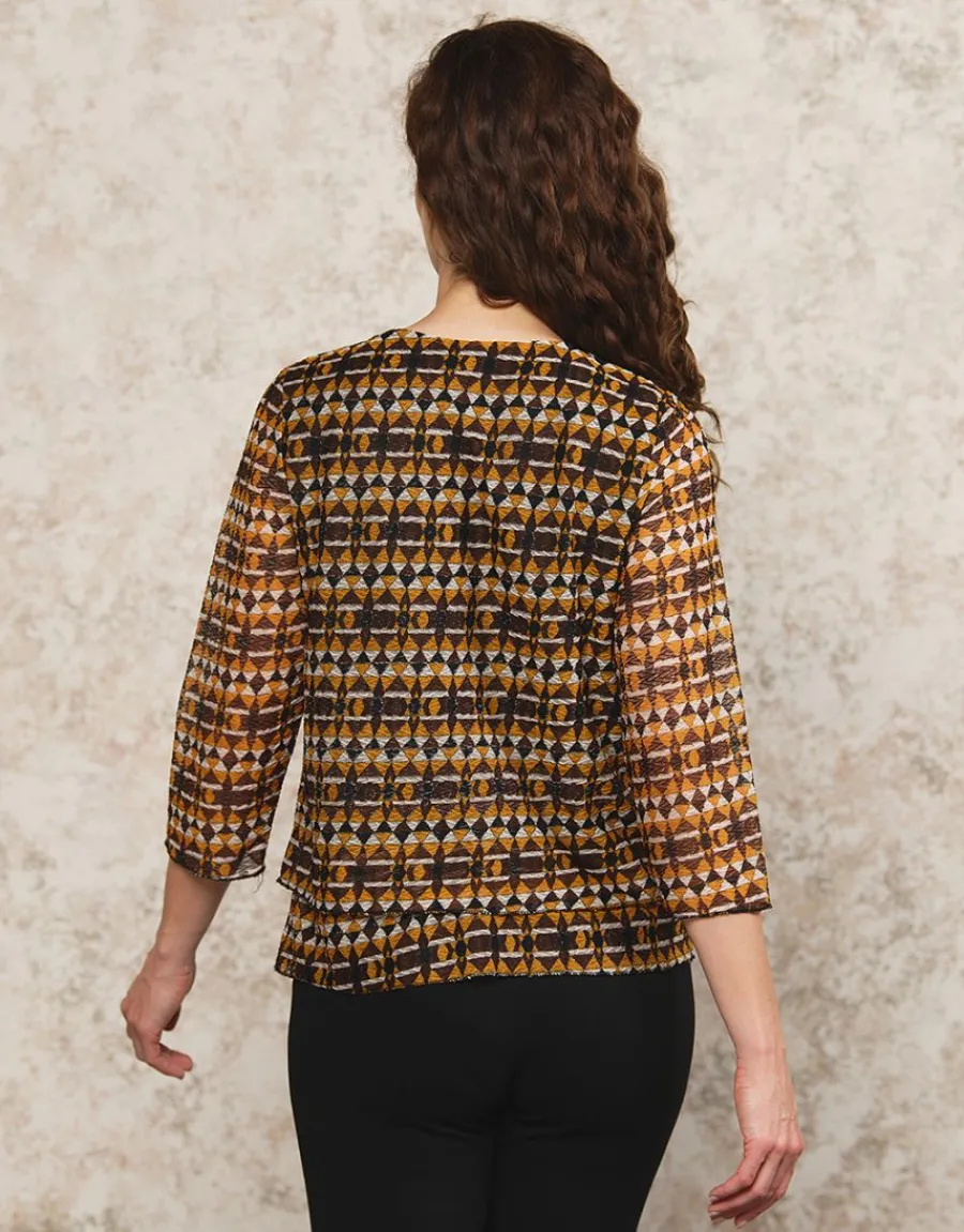 Christine Laure T-shirts|Hauts*T-shirt motif jaune